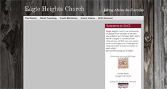 Desktop Screenshot of eagleheightschurch.org