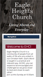 Mobile Screenshot of eagleheightschurch.org