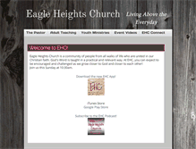 Tablet Screenshot of eagleheightschurch.org